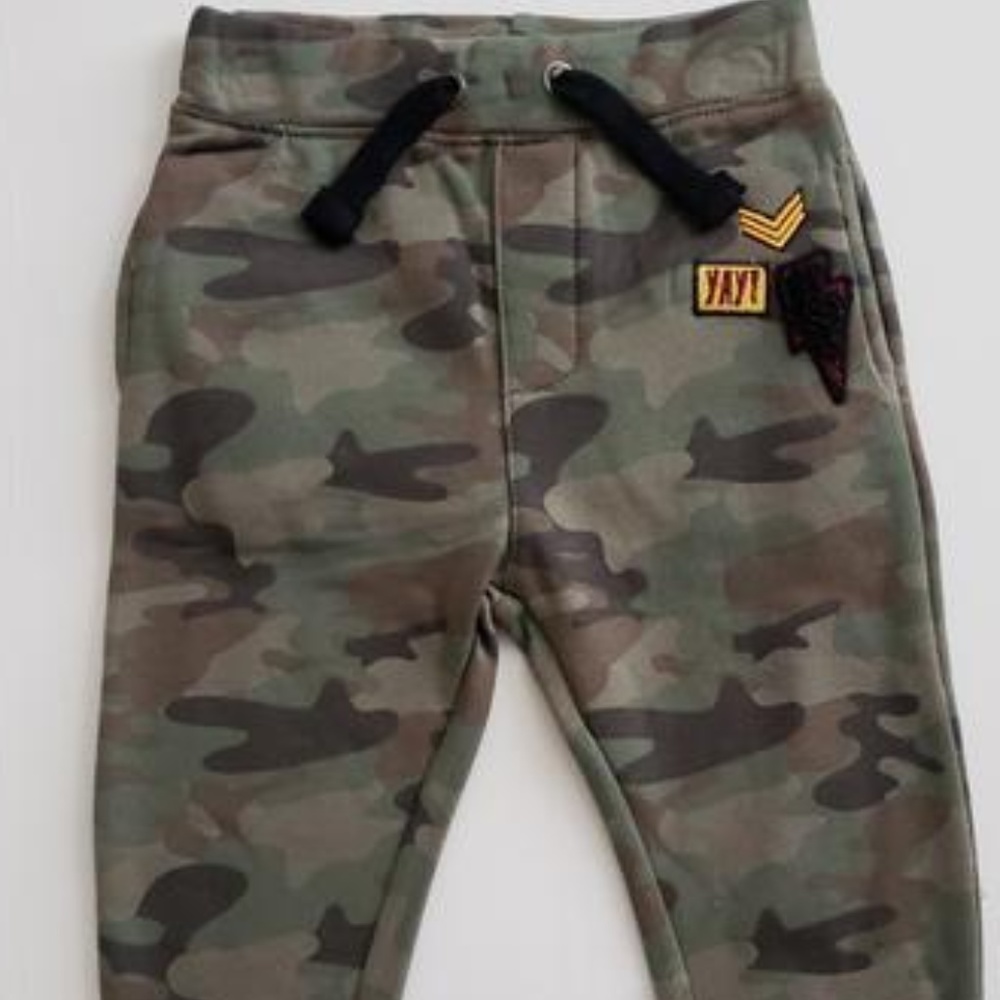 Toddler Boys Camo Print Joggers